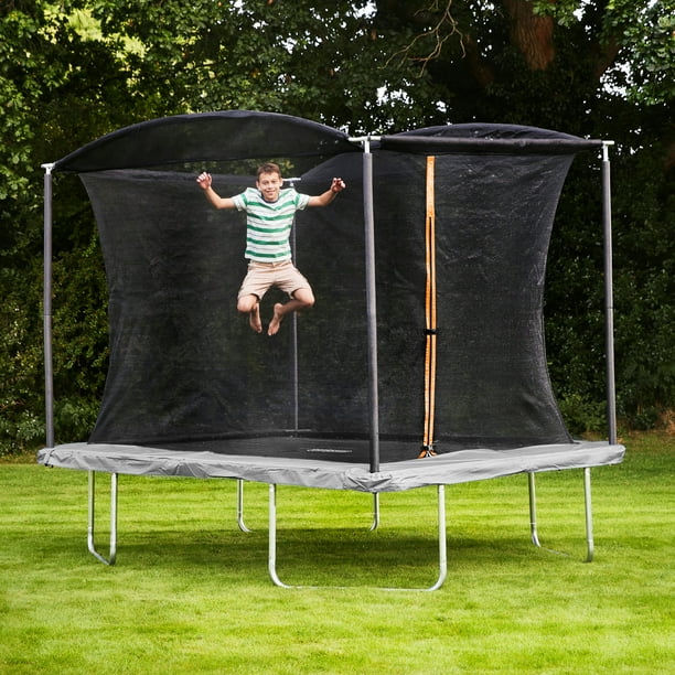 Sportspower Bounce Pro 6x8' Rectangular Trampoline for Kids 6+