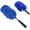 Blue, variant on 2 count Microfiber Dusters, Scratch Free Auto Exterior Dust Brust Set with Extendable Duster, Multipurpose Soft Brushes Dusting Supplies for SUVs (Blue)