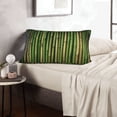 thumbnail image 6 of Balery Green Bamboo Fence1 Bedding Queen Pillow Cases - Envelope Closure - Soft Brushed Microfiber Fabric - Shrinkage and Fade Resistant Pillow Cases-14"x20", 6 of 6
