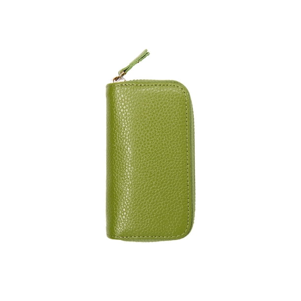Sonducket Funda de cuero para llaves, tarjetero, monedero con cremallera, billetera, soporte Universal, bolsa Premium de moda para hombres y Type3 NO3