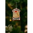 thumbnail image 3 of baomifa-Axe Throwing Champ With Target Christmas Ornament - Gift for Throwers, 3 of 4