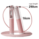 thumbnail image 2 of Cuerda para saltar, cuerda para saltar digital con contador de calorías, cuerda para saltar ajustable 2 en 1 sin enredos, 2 of 5