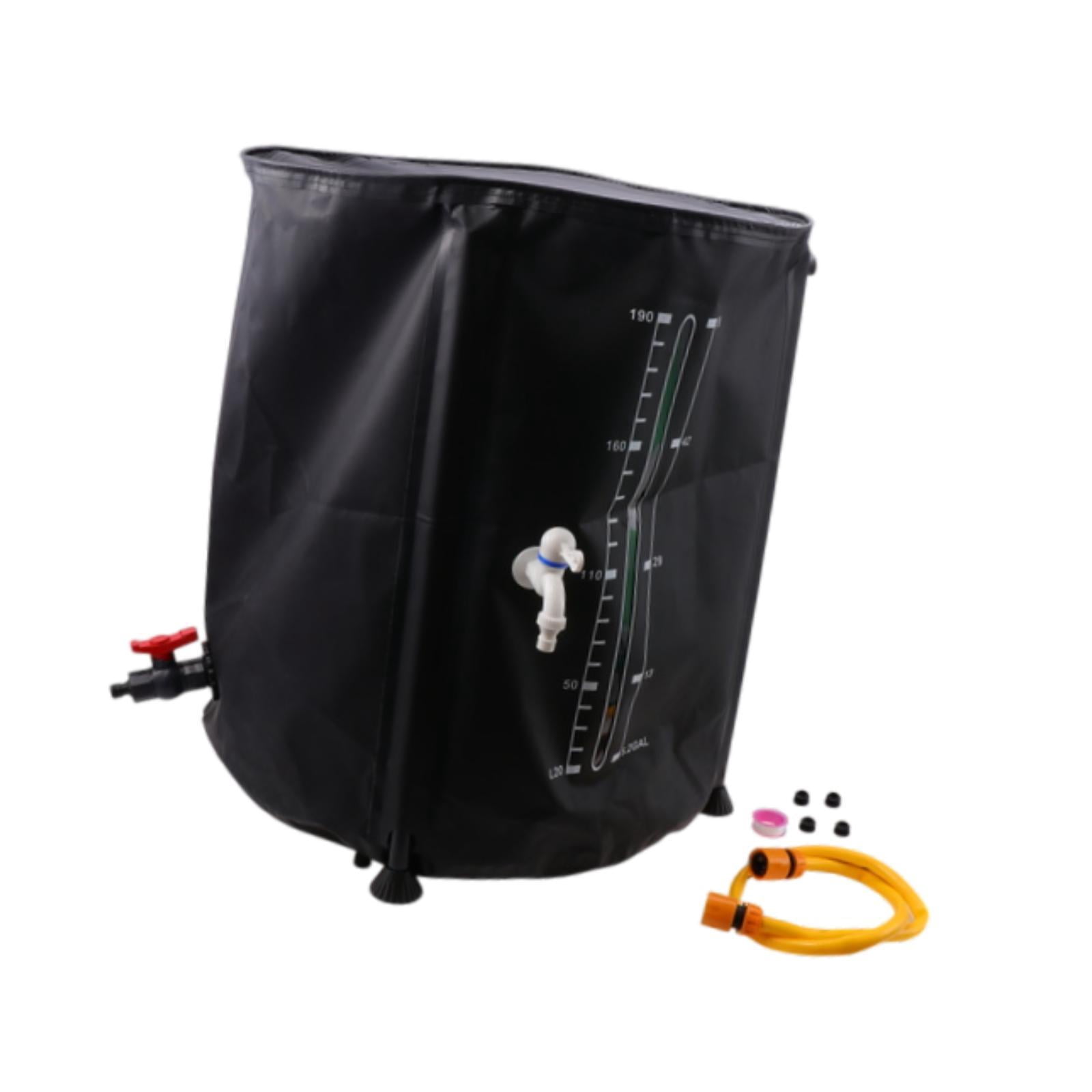 Fzaqwen Folding Rain Water Catching System Portable Rain Barrel 200 Liters Water Storage