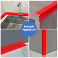thumbnail image 4 of Protector de pared para esquinas Protalwell, goma flexible, color rojo, 2,5 cm, 4 of 7