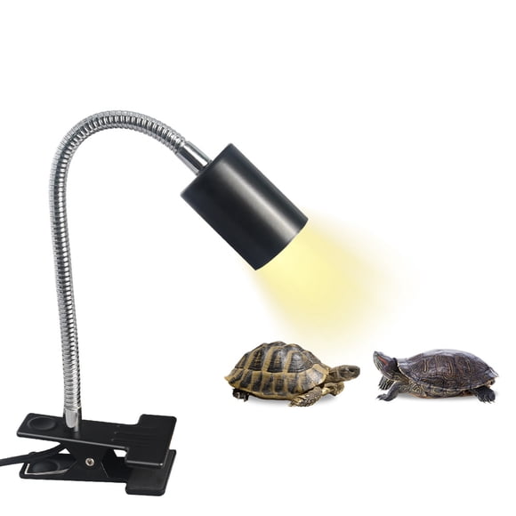 Bombillas UVA y UVB, lámpara para reptiles, lámpara de calor para tortugas con base larga, rotación de 360° para reptiles y anfibios