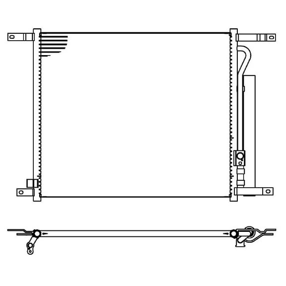 REACH 31-3877 Condenser for Chevrolet Aveo 15-09
