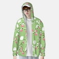 thumbnail image 4 of Haiem Cute Frog2 UPF 50+ Fishing Shirts for Men Long Sleeve UV Sun Protection Hoodie Non-Mask Outdoor Hiking Shirts, 4 of 9