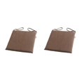 thumbnail image 4 of Ounissouiy Cojín para silla, cojines para asiento, tapete de lino con lazo, cuadrado, cálido, estilo Simple, grueso, extraíble para jardín, Type1 NO1, 4 of 6