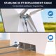 thumbnail image 5 of Cable Lucmo de repuesto Starlink Gen 3, 9,5 m, impermeable, gris, 5 of 8