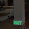 thumbnail image 2 of WASHWEPE Fire Exit Sticker Luminous Wall Sticker Green Safety Design for Office Workers 1Pack, 2 of 6