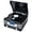 Black, variant on Victor Vintage 7-in-1 Turntable Music Center with Built-in Speakers, Bluetooth, Radio, USB, Turquoise