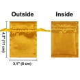 thumbnail image 2 of TOPTIE 50 PCS White Satin Gift Bags 3.1x4.3 Inches, Jewelry Bags with Drawstrings, Party Favors, 2 of 6