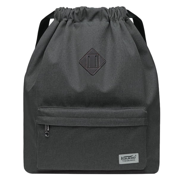 KAUKKO Cordón Deportes Mochila Gimnasio Yoga Bolsa Hombro Mochila para Hombres y Mujeres KAUKKO K1031-Green