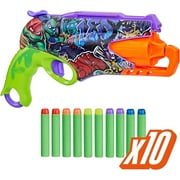 Teenage Mutant Ninja Turtles Blaster, 10 Elite Darts, Toy Foam Blasters for 8 Year Old Boys & Girls & Up