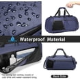 thumbnail image 3 of Maleta Deportiva Hombre con Compartimento para Zapatos y Ropa Mojada, 40L Duffel Bag Impermeable Mochila Gym para Entrenamiento/Fitness/Viaje, 3 of 13