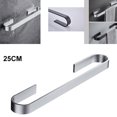 thumbnail image 1 of Toallero Toallero Toallero Baño Toallas Estante Percha Negro Plata Aluminio-Magnesio Colgar En La Pared Toallero Organizador Cocina Estante De Almacenamiento Methold HA024331-02, 1 of 6