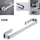 thumbnail image 1 of Toallero Toallero Toallero Baño Toallas Estante Percha Negro Plata Aluminio-Magnesio Colgar En La Pared Toallero Organizador Cocina Estante De Almacenamiento Inevent HA024331-02, 1 of 6