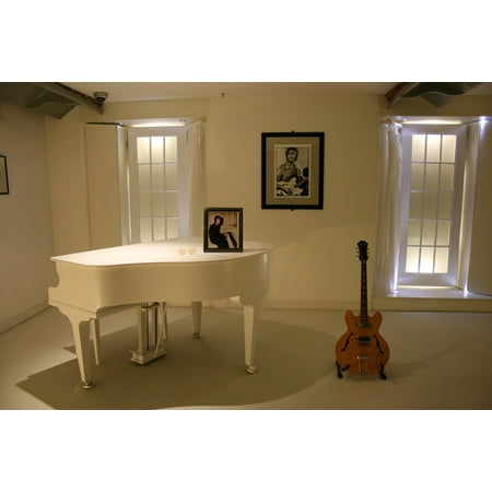 LAMINATED POSTER John Lennon Imagine Guitar White Piano Poster Print 24 x 36