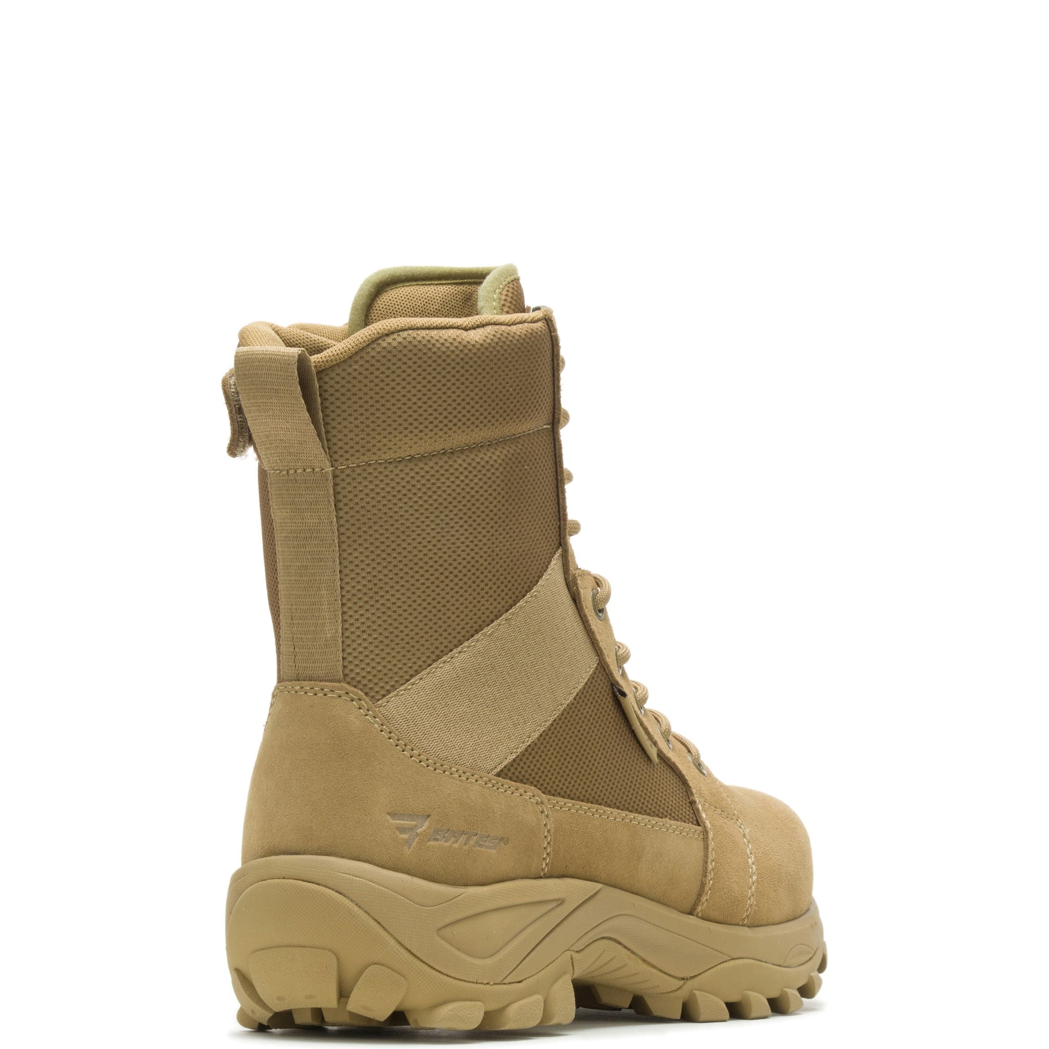 Bates Men's Fuse 8" Side Zip Waterproof Soft Toe Tactical Work Boots
