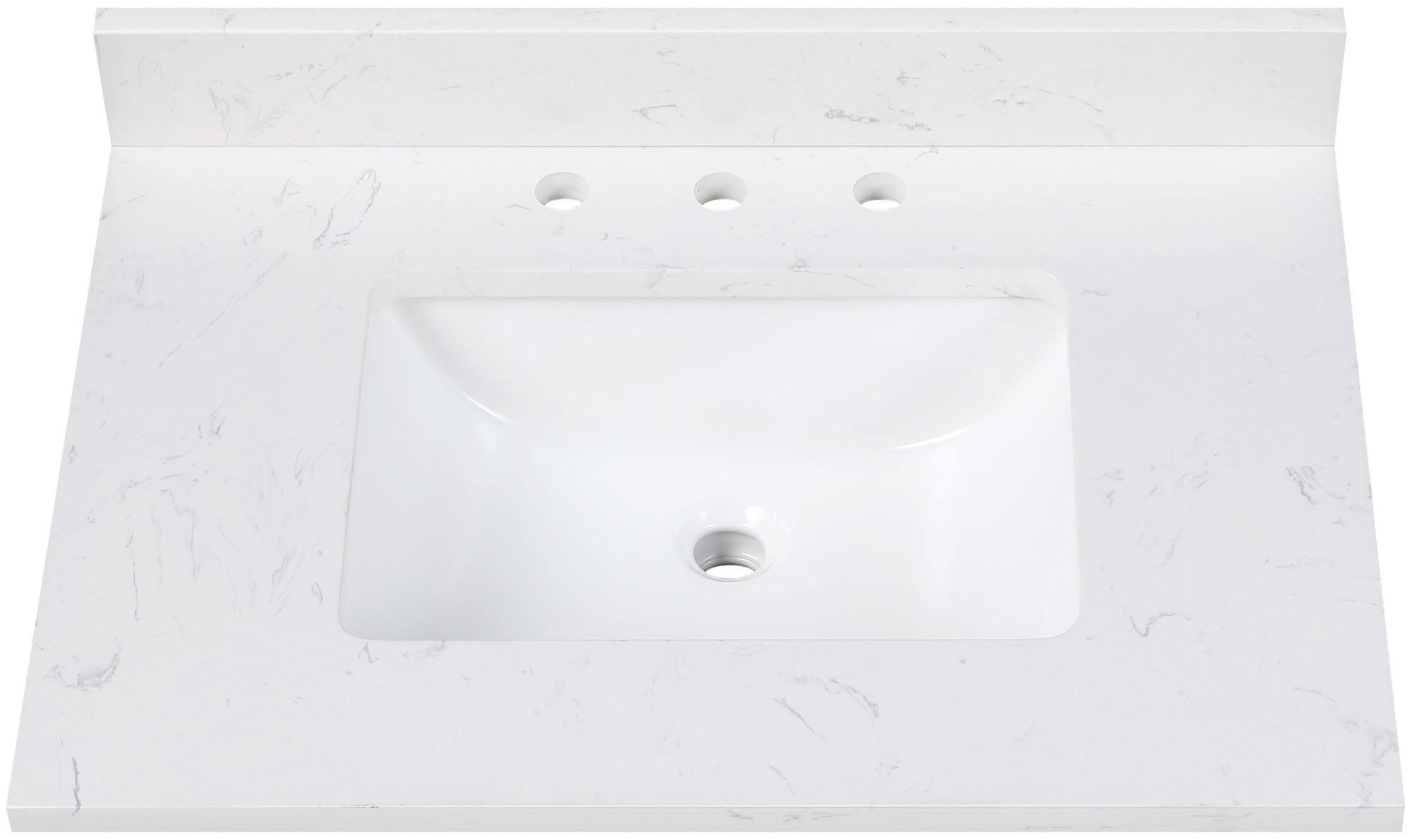 Avanity Eut25Rs 25" Engineered Stone Vanity Top Cala White