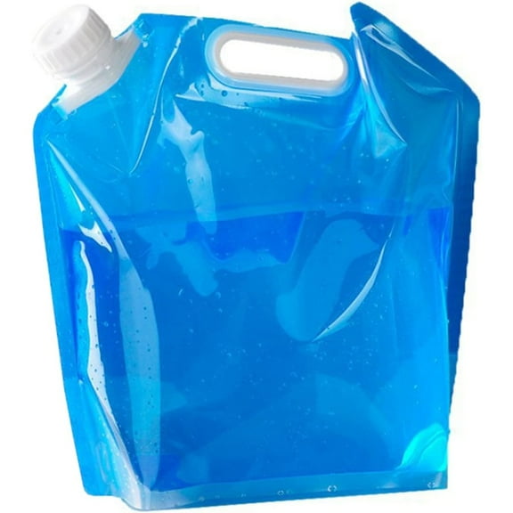 Water Storage jug, 5L / 10L Collapsible Water Container Water Storage Jug Bag for Outdoor Camping Hiking Emergency Survival