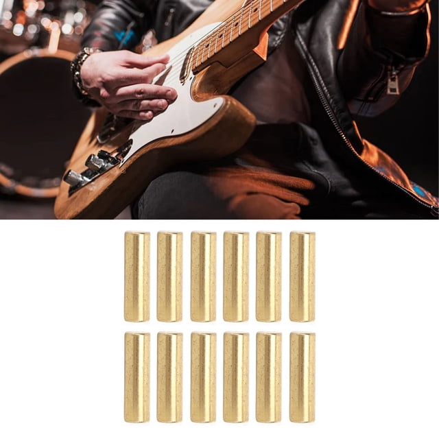 Varilla de Babosa Magnética de Camisa, Tamamo Compacto de Alta Dureza 12pcs Varillas de Camioneta de Guitarra Eléctrica Duradera de Metal Para Instrumento de Cuerda