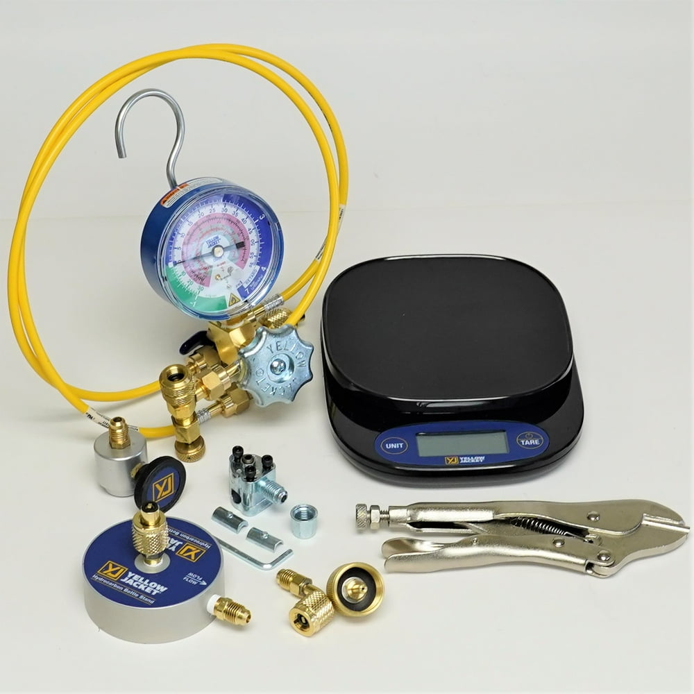 Yellow Jacket 61001 Hydrocarbon System Charging Kit for R290, R600a