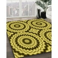 thumbnail image 3 of Ahgly Company Machine Washable Indoor Square Transitional Bright Gold Yellow Area Rugs, 8' Square, 3 of 7