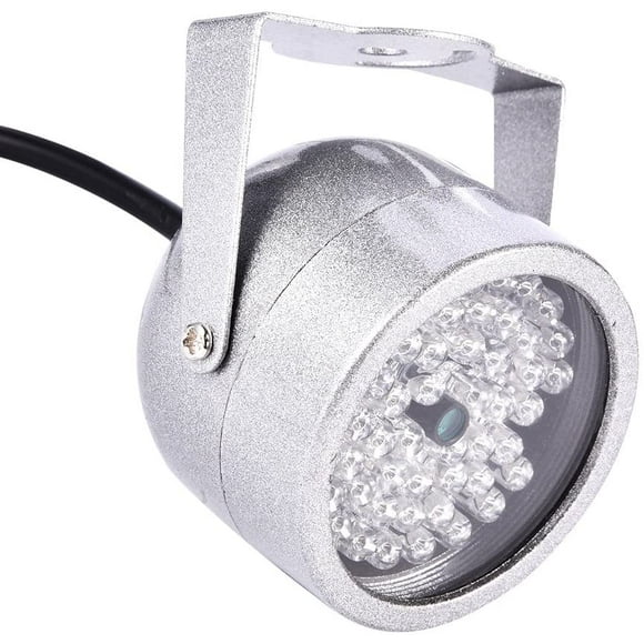 Lumières Illuminators IR pour Caméra, DC 12V 1A CCTV IR Vision Nocturne Illuminator Caméra 48 Remplacement Étanche
