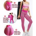 thumbnail image 4 of VITOMOR Women Booty Yoga Pants Ruched High Waisted Butt Lift Textured Leggings Tummy Control Anti Cellulite for Running Gym Weight Loss, 4 of 10