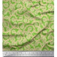 thumbnail image 1 of Soimoi Viscose Chiffon Fabric Artistic Leaves Printed Fabric 1 Yard 42 Inch Wide, 1 of 1