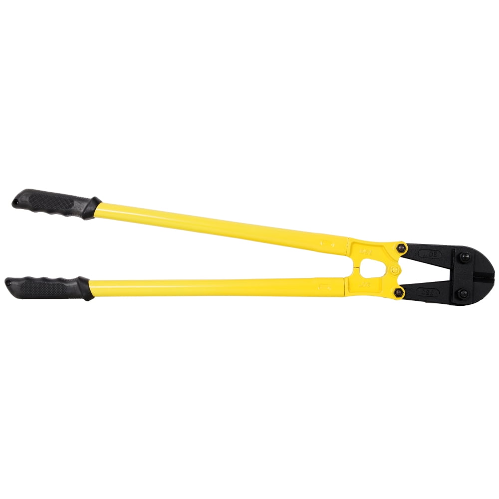 30" Heavy-Duty Medium Bolt Cutter for Fence, Steel Wire, Chain, Screws, Rivets & Medium Padlocks, Ergonomic Soft Rubber Grip Handle