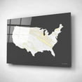 thumbnail image 2 of Epic Art 'Marble Gold USA Map' by Seven Trees Design, Acrylic Glass Wall Art, 16"x12", 2 of 3
