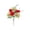 A004- Green, variant on Christmas Tree Decorations, Christmas Picks, Artificial Flower, Red Christmas Ornaments, 17X9 Inch Artificial Decorative Pick with Variegated Ivy Leaves and -Looking Green