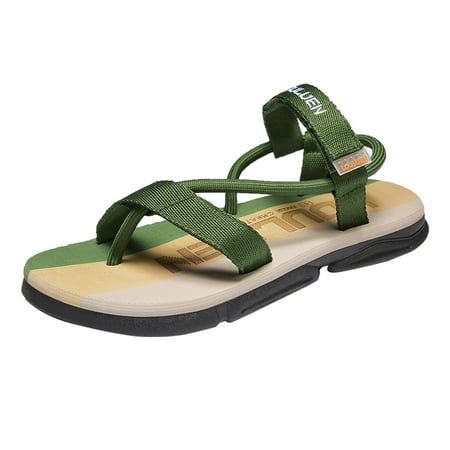 XDDST Mens Comfortable Dress Shoes Men Fashionable Flat Toe Flip Flops Flat Beach Flip Flops Fashion Toe Flip Flops Sandals