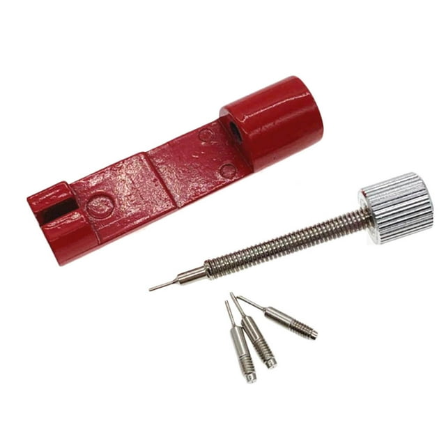 yingyy Bracelet de Montre Réglable Kit d'Outils de Réparation 3 Broches Rouge