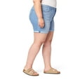 thumbnail image 4 of Levi Strauss Signature Women's and Women's Plus 5" Mid Rise Cuffed Short, Sizes 2-28, 4 of 4