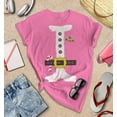 thumbnail image 3 of S4E Women's Santa Suit Elf Christmas Holiday Costume T-Shirt XX-Large Azalea Pink, 3 of 4