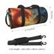 thumbnail image 2 of Easygdp Red And Blue Fire Dragon B Bolsa de Viaje, Bolsa de Mano, Bolsa de Gimnasio, Bolsa de Equipaje para Viaje, 2 of 6
