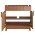 thumbnail image 6 of Modway Miles 35-inch 2-Door Bathroom Vanity Cabinet, Walnut, 6 of 9