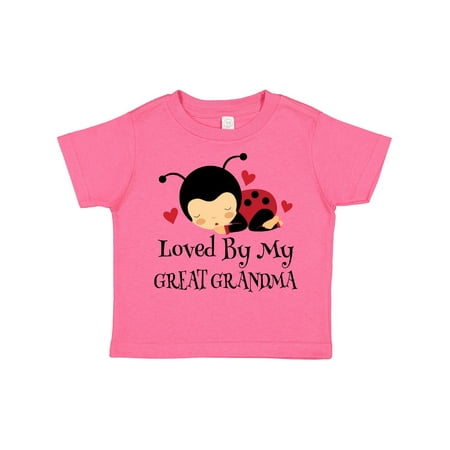 

Inktastic Loved by My Great Grandma Gift Toddler Toddler Girl T-Shirt