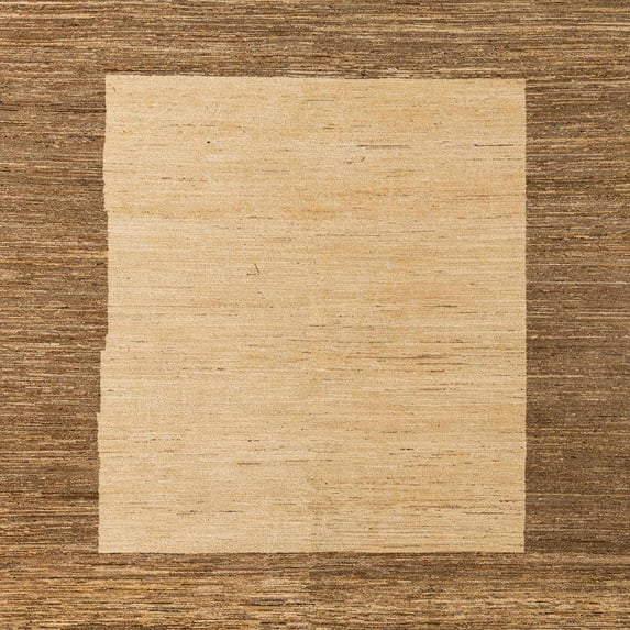 Ahgly Company Indoor Square Abstract Red Abstract Area Rugs, 8' Square