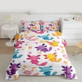 thumbnail image 2 of Manfei Colorful Cute Axolotl Full Size Comforter Sets,Kawaii Sea Salamander Bedding Comforter Set,Cartoon Ocean Animal Bedding Sets For Girls Kids,Breathable Home Decor Reversible,3-Piece, 2 of 8
