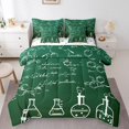 thumbnail image 1 of Chemistry Comforter Set 7 Piece Bed in a Bag Twin,Chemical Equation Bedding Sets Science Students Learning Gift Sheet Set with Comforter,Molecular formula Education Bed Set, 1 of 5