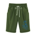 thumbnail image 1 of Top and Shorts Sets for Women, Womens Elastic Waist Printing Drawstring Shorts, 1 of 3