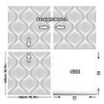 thumbnail image 5 of AMAZING WALL Home Modern Style Striped Lantern Printed Peel And Stick Self-Adhesive Wallpaper Wall Mural Decoration 15.7 x 47.2", 5 of 5