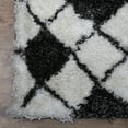 thumbnail image 5 of Rugsotic Carpets Hand Tufted Shag Polyester Eco-Friendly Area Rugs - 4'x6', Rectangle, Gray White, Plain Solid Design, High Pile Handmade Anti Skid Rugs for Living Room, Bed Room K00067, 5 of 5