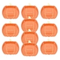 thumbnail image 1 of BRIGHTFUFU 20 platos de papel desechables de calabaza para Halloween, postres, dulces, pasteles, suministros para fiestas de otoño, 1 of 8