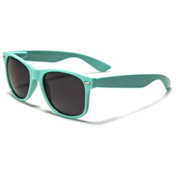 Teal Retro 80's Smoke Lens Sunglasses Party Pack Free Shipping