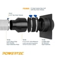 thumbnail image 4 of Abrazadera de manguera POWERTEC 70127-P3, tipo llave, 2,5 cm, acero inoxidable, 4 of 7